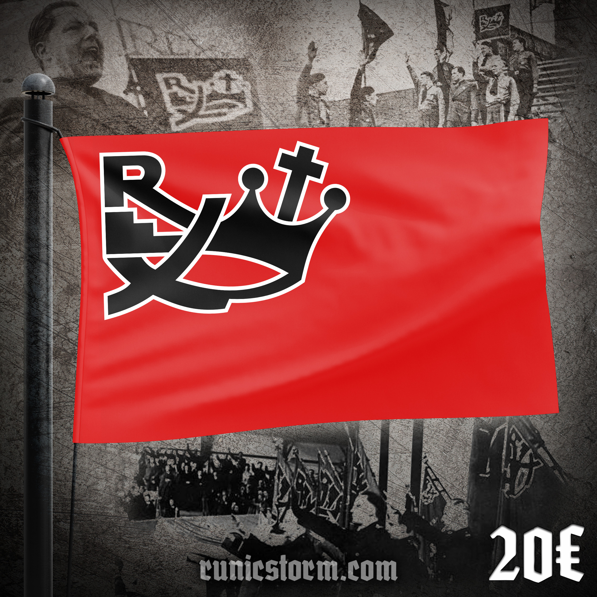 Parti Rexiste Flags | The «Rex» Flag | Runic Storm