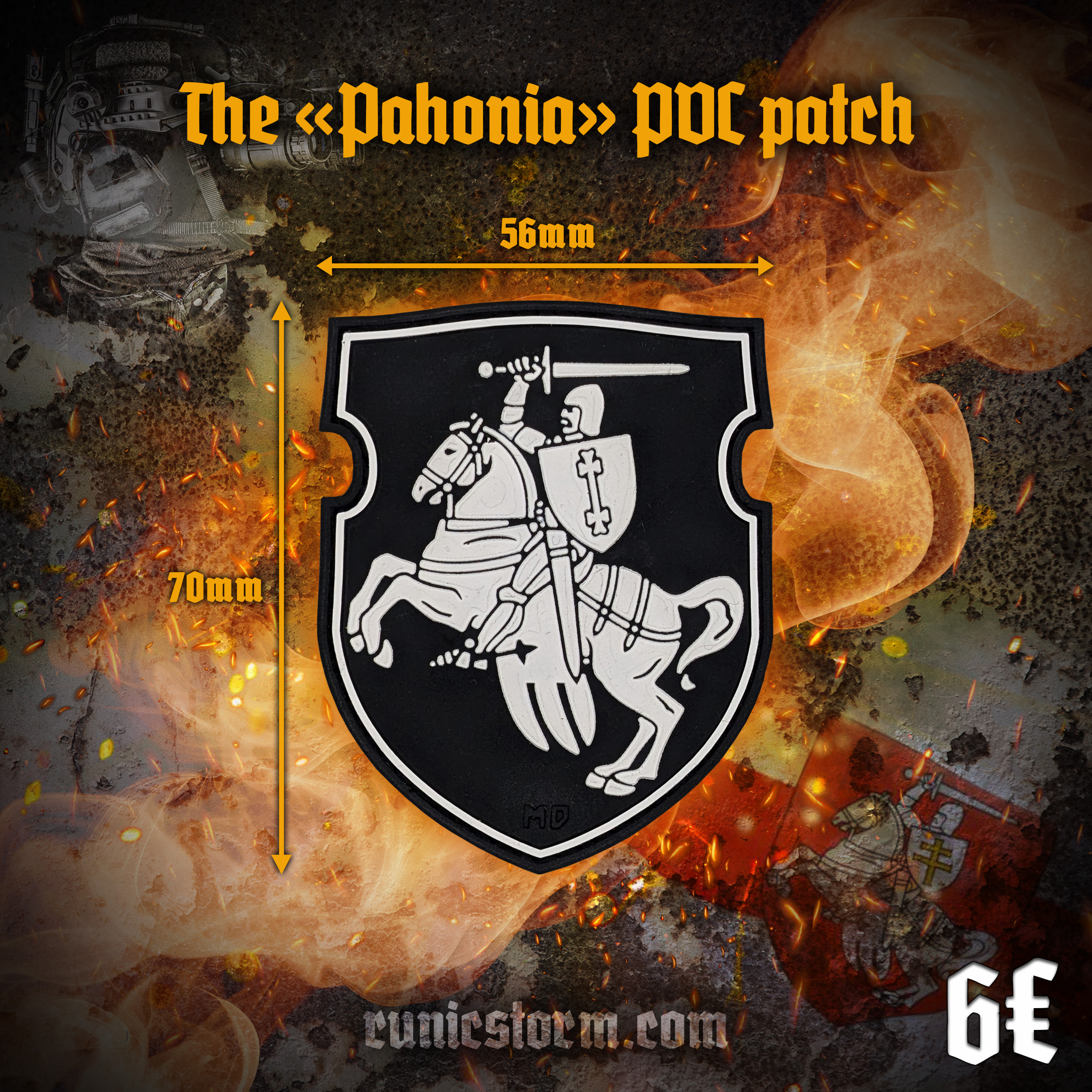 Runic Fsb Patch Patches | The «Belarusian Resistance» PVC patches | Runic Storm