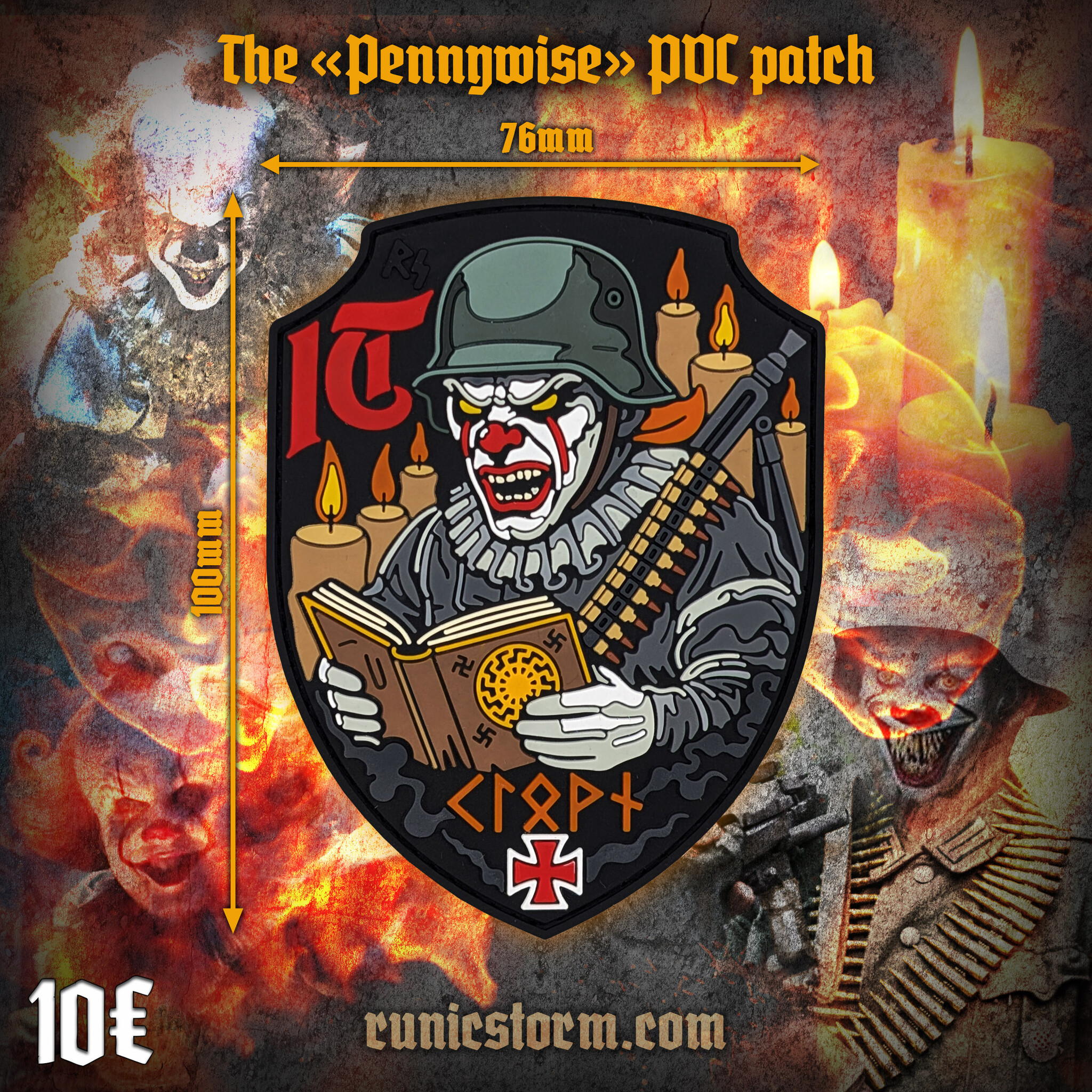 Runic Fsb Patch Patches | The «Pennywise» PVC patch | Runic Storm
