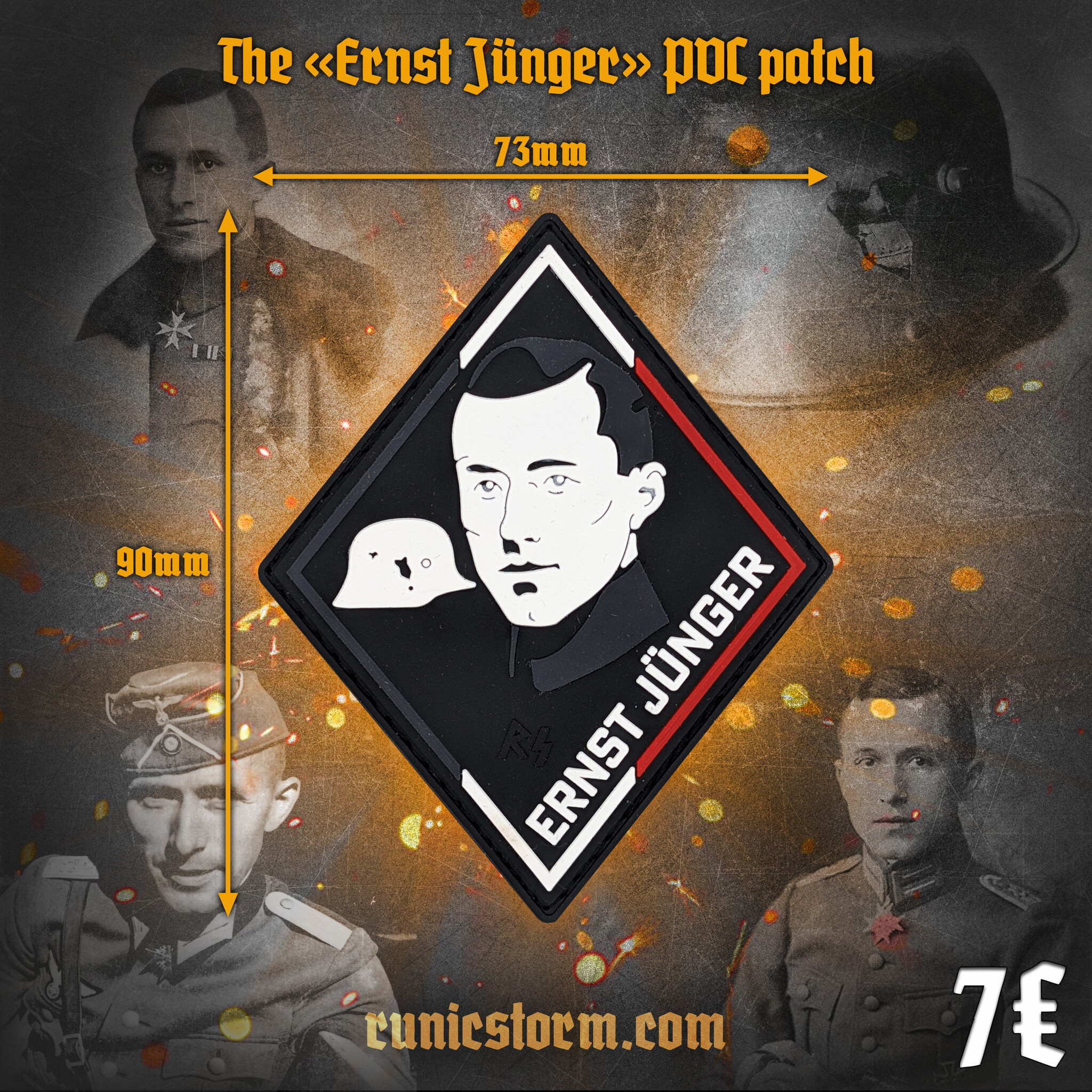 Patches | The «Famous people» PVC patch series | Runic Storm