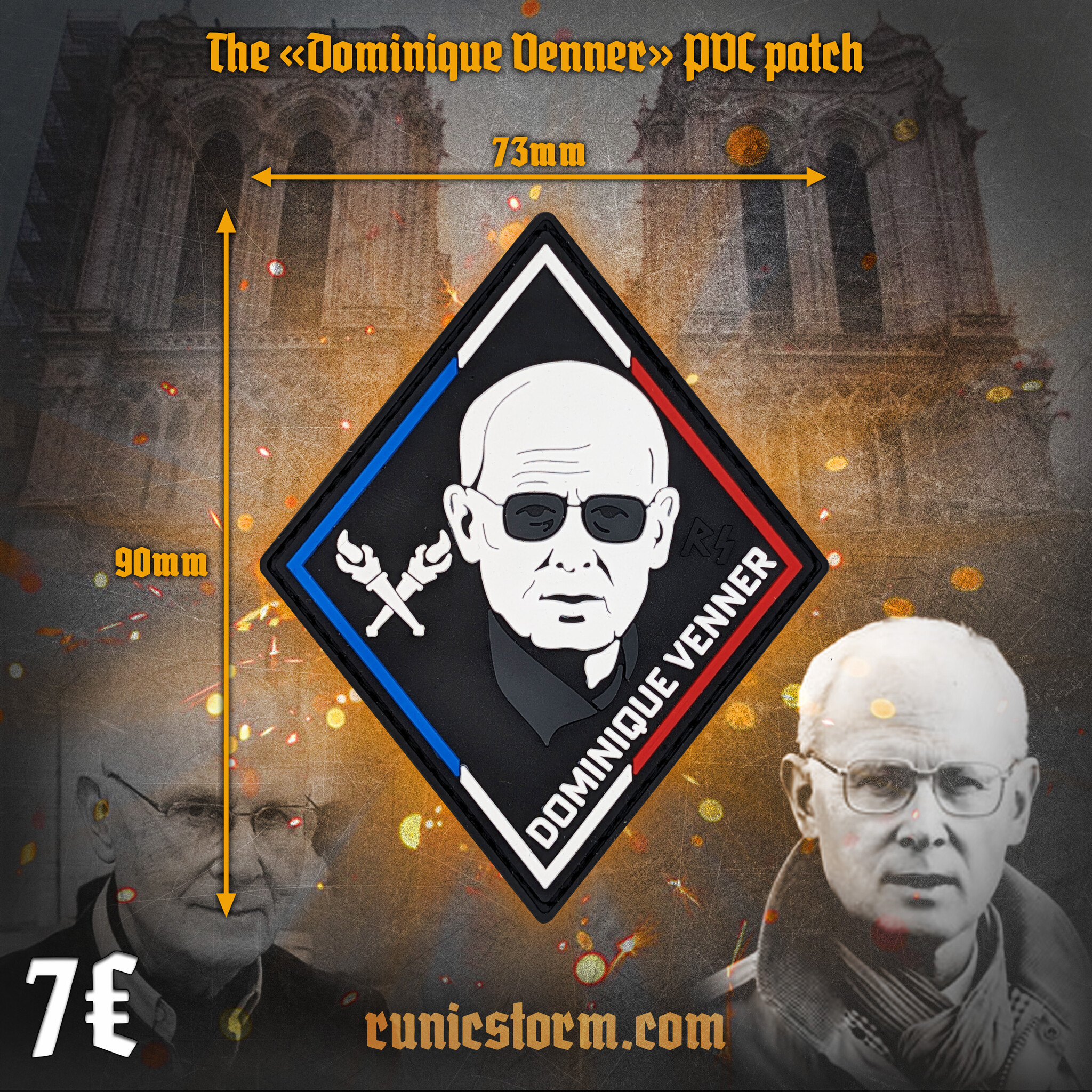 Patches | The «Famous people» PVC patch series | Runic Storm