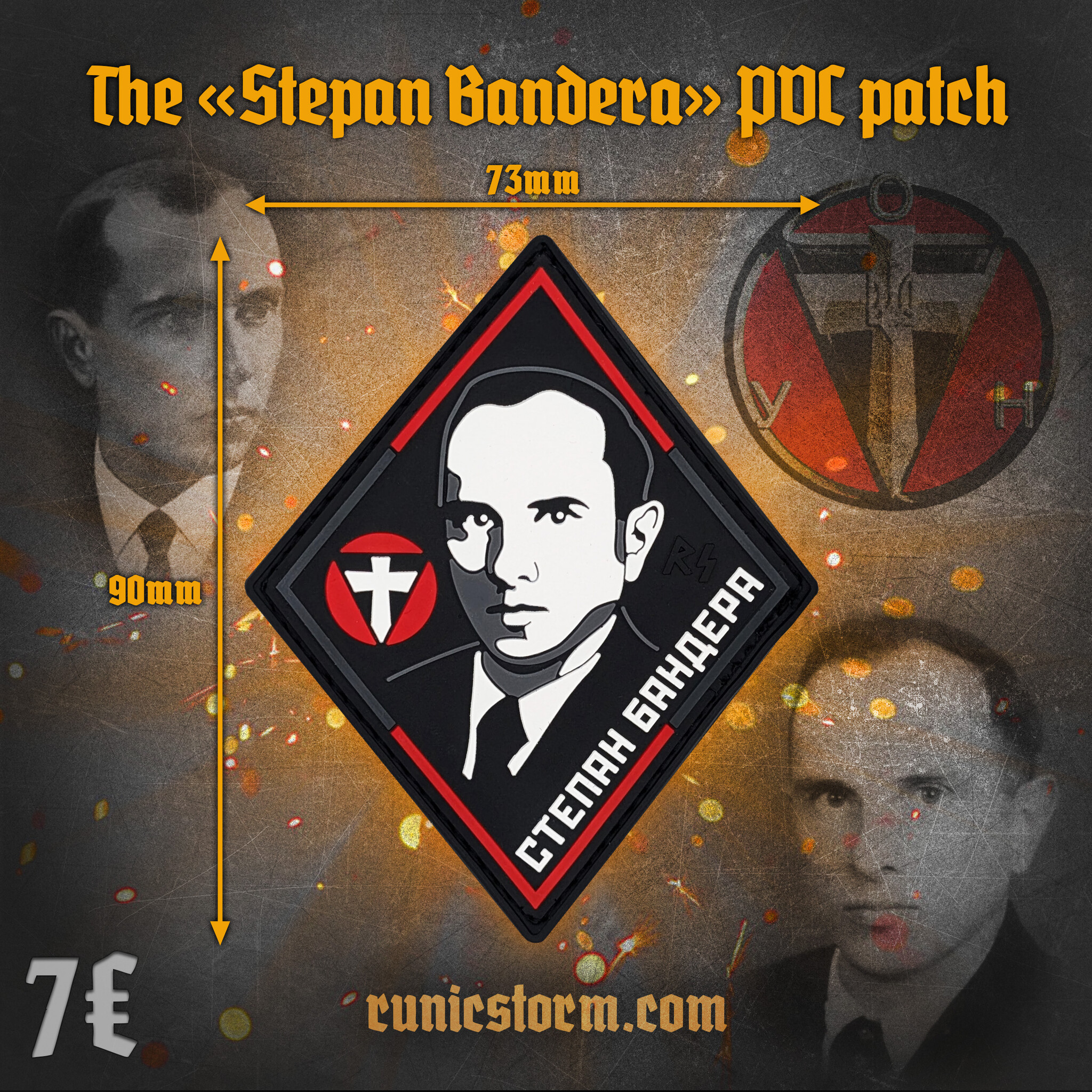 Runic Fsb Patch Patches | The «Famous people» PVC patch series | Runic Storm