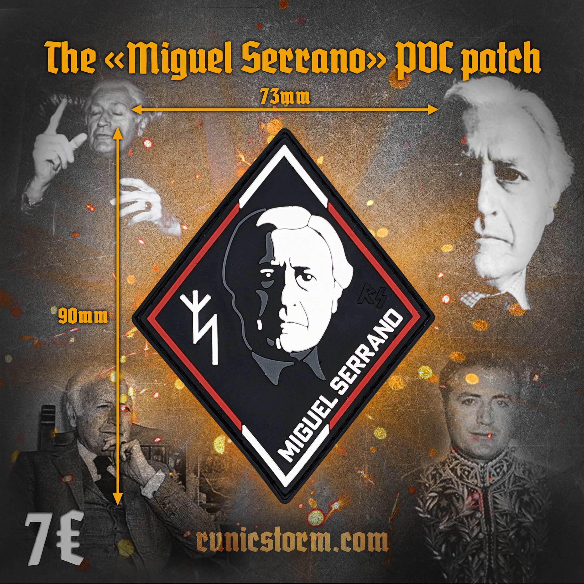 Patch Famous Patches | The «Famous people» PVC patch series | Runic Storm