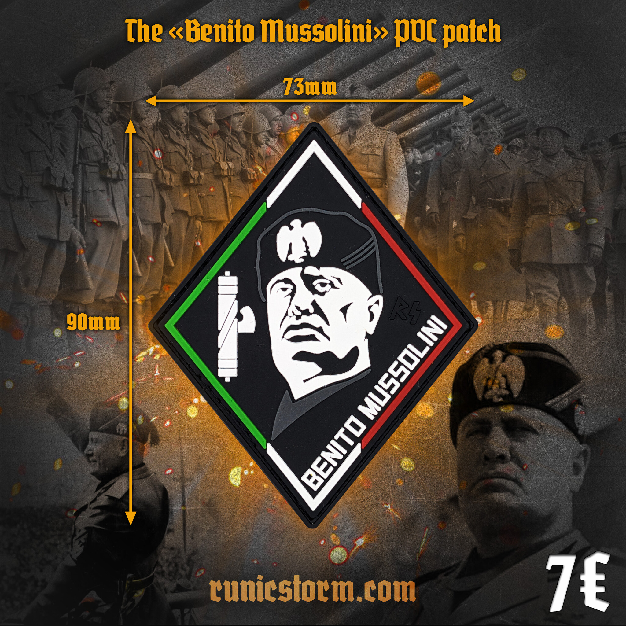 Runic Fsb Patch Patches | The «Famous people» PVC patch series | Runic Storm